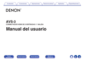 Denon AVS-3 Manual Del Usuario