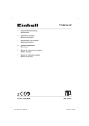 EINHELL TE-RH 38 3F Manual De Instrucciones