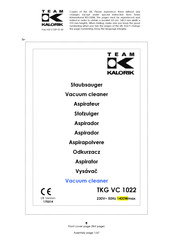 Team kalorik TKG VC 1022 Manual De Instrucciones