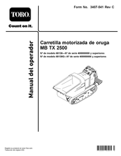 Toro MB TX 2500 Manual Del Operador