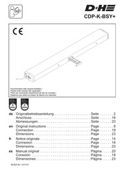 D+H CDP800-K-BSY+ Manual Original