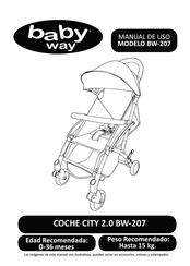 Baby way BW-207 Manual De Uso