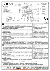 Meccanica Fadini Jubi 433 Manual De Instrucciones