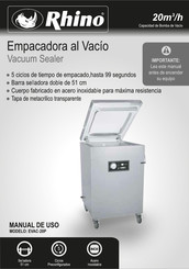 RHINO EVAC-20P Manual De Uso