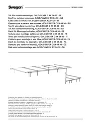 Swegon GOLD C RX 04-30 Manual Del Usuario