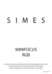 SIMES MINIFOCUS Manual De Usuario