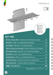 Pressalit SCT 1000 Instrucciones De Uso Y Mantenimiento