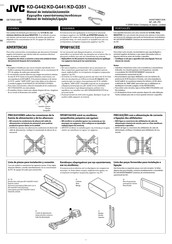 JVC KD-G442 Manual De Instalación
