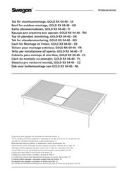 Swegon GOLD RX 04-40 Manual Del Usuario