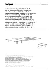 Swegon GOLD RX 04-40 Manual Del Usuario
