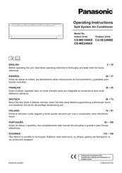 Panasonic CU-5E34NBE Manual Del Usuario