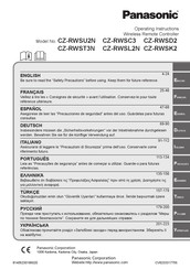 Panasonic CZ-RWSK2 Manual Del Usuario