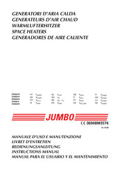 Arcotherm JUMBO 150 T/C Manual Para El Usuario Y El Mantenimiento