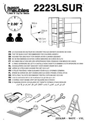 Parisot Meubles 2223LSUR Manual De Instrucciones