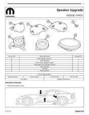 Mopar 82213535 Instrucciones De Montaje