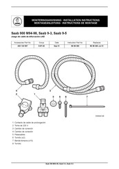 Saab 400 130 597 Instrucciones De Montaje