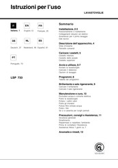 Hotpoint LSP 733A X Manual De Instrucciones