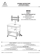 LDI SAFCO Scoot 8940 Instrucciones De Ensamblaje