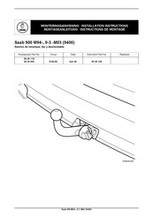 Saab 55 25 053 Instrucciones De Montaje