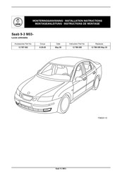 Saab 12 787 092 Instrucciones De Montaje