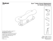 Steelcase Sync Cable Column Replacement Manual De Instrucciones