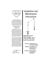 T&S ROTOFLEX B-2370 Instrucciones De Instalación Y Mantenimiento