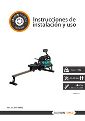 Darwin Fitness DF-RM50 Instrucciones De Instalacion Y Uso