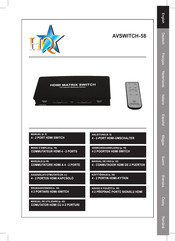 nedis AVSWITCH-58 Manual De Uso