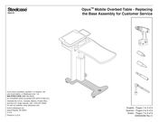 Steelcase Opus Mobile Overbed Table Instrucciones De Montaje