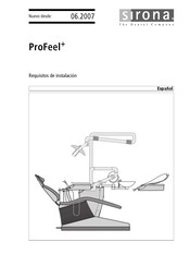 Sirona ProFeel+ Manual De Instalación