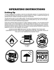 Char-Griller Gravity 980 Instrucciones De Operación