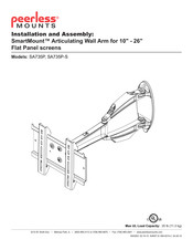 PEERLESS Mounts SmartMount SA735P Instalación Y Montaje