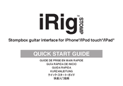 IK Multimedia iRig STOMP Guía Rápida De Inicio