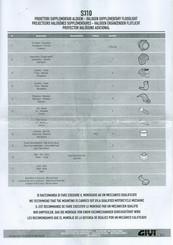 Givi S310 Manual De Instrucciones