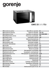 Gorenje GMO 25 ora-ito Instrucciones Para El Uso