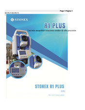 STONEX R1 PLUS Manual Del Usuario