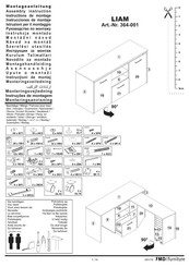 FMD Furniture LIAM 364-001 Instrucciones De Montaje