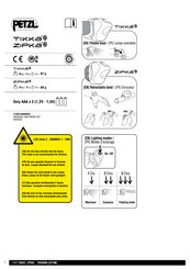 Petzl ZIPKA 2 Manual Del Usuario