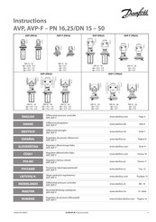 Danfoss AVP-F Serie Manual Del Usuario