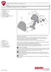 DUCATI Performance 96780021A Manual De Instrucciones