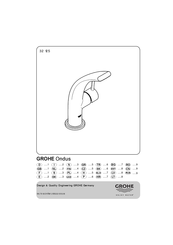 Grohe Ondus 32 125 Manual De Instrucciones