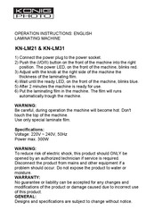 König Electronic HQ-LM31 Instrucciones De Funcionamiento