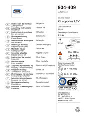 CRUZ 934-409 Instrucciones De Montaje