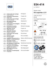 CRUZ 934-414 Instrucciones De Montaje