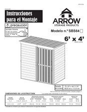 Arrow Storage Products SBS64 Instrucciones De Montaje