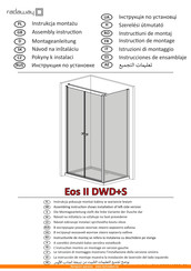 Radaway Eos II DWD+S Instrucciones De Ensamblaje