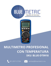 BLUE METRIC BLUE-DT9918 Manual Del Usuario