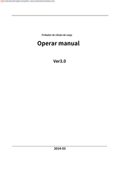 BCI HY-LCTA Manual De Operación