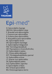 Thuasne Epi-med Manual De Instrucciones