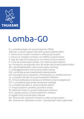 Thuasne Lomba-GO Manual De Instrucciones